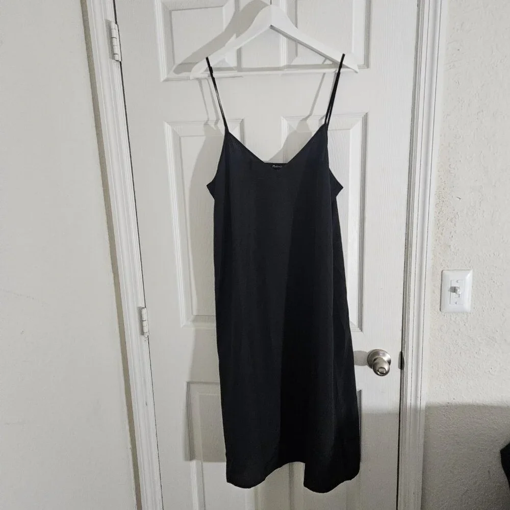 Madewell Women's Long Sleee Klara Midi Dress in Seersucker NT373